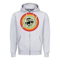 Heather Grey lionel richie Zipper Hoodie - linhVisuals