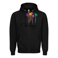 Black mirage Zipper Hoodie - linhVisuals