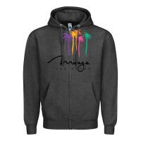 Charcoal Heather mirage Zipper Hoodie - linhVisuals