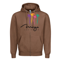 Chestnut mirage Zipper Hoodie - linhVisuals