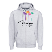 Heather Grey mirage Zipper Hoodie - linhVisuals