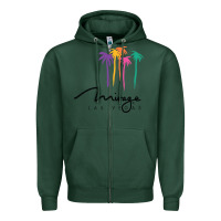 Sports Green mirage Zipper Hoodie - linhVisuals