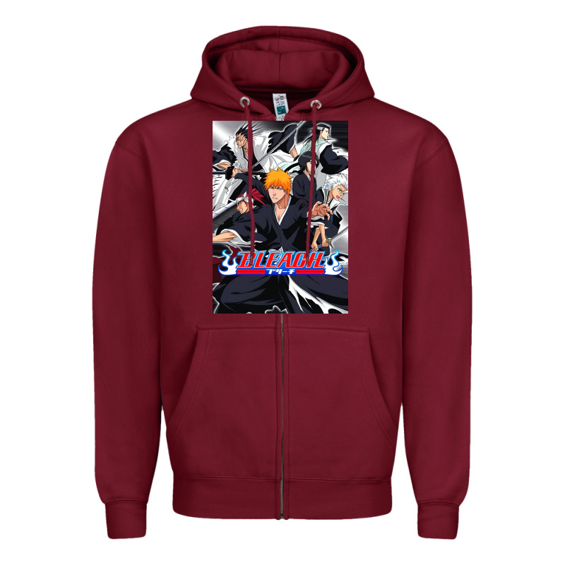 Bleachs Anime Zipper Hoodie by linhVisuals | Teevron