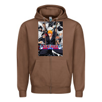 Chestnut Bleachs Anime Zipper Hoodie - linhVisuals