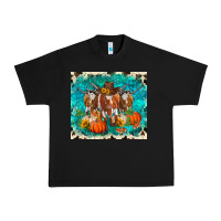 Black fall longhorn cows Urban Heavy Tee - RanaPortraitStore