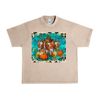 French Oak fall longhorn cows Urban Heavy Tee - RanaPortraitStore