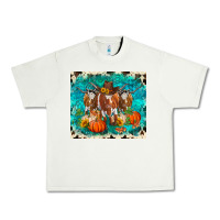 Pistachio fall longhorn cows Urban Heavy Tee - RanaPortraitStore