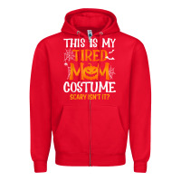 Red halloween mom shirts funny this is my tired mom costume t shirt Zipper Hoodie - linhVisuals