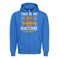 True Royal halloween mom shirts funny this is my tired mom costume t shirt Zipper Hoodie - linhVisuals