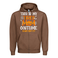 Chestnut halloween mom shirts funny this is my tired mom costume t shirt Zipper Hoodie - linhVisuals