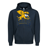 Navy canisius golden griffins Zipper Hoodie - linhVisuals