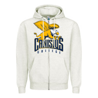 Oatmeal Heather canisius golden griffins Zipper Hoodie - linhVisuals