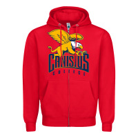 Red canisius golden griffins Zipper Hoodie - linhVisuals