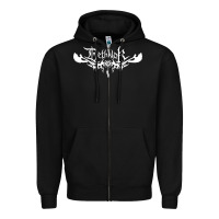 Black dethklok Zipper Hoodie - linhVisuals