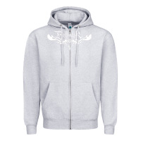 Heather Grey dethklok Zipper Hoodie - linhVisuals