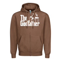 Chestnut godfather Zipper Hoodie - linhVisuals