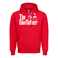 Red godfather Zipper Hoodie - linhVisuals