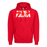 Red black akira Zipper Hoodie - linhVisuals