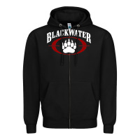 Black blackwater Zipper Hoodie - linhVisuals