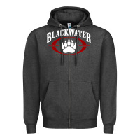 Charcoal Heather blackwater Zipper Hoodie - linhVisuals