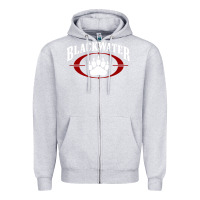 Heather Grey blackwater Zipper Hoodie - linhVisuals