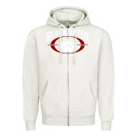 Oatmeal Heather blackwater Zipper Hoodie - linhVisuals