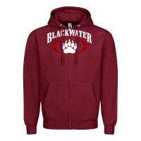 Burgundy blackwater Zipper Hoodie - linhVisuals