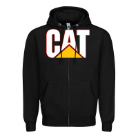 Black cat Zipper Hoodie - linhVisuals
