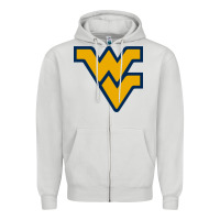 Dove Grey west virginia gifts,  power Zipper Hoodie - linhVisuals