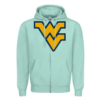 Seafoam west virginia gifts,  power Zipper Hoodie - linhVisuals