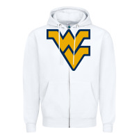 White west virginia gifts,  power Zipper Hoodie - linhVisuals