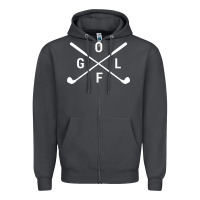 Smoke Golf Club 001 Zipper Hoodie - linhVisuals