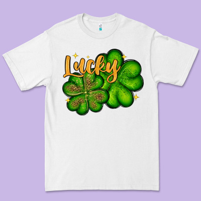 St. Patrick's Lucky And Shamrock Premium Tee Designed By Oliviacreatesart