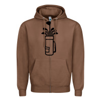 Chestnut Golf Club 003 Zipper Hoodie - linhVisuals