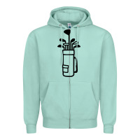 Seafoam Golf Club 003 Zipper Hoodie - linhVisuals