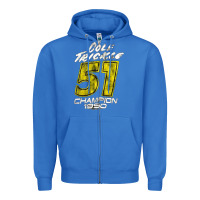 True Royal cole trickle Zipper Hoodie - linhVisuals