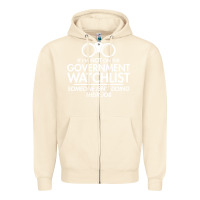 Sandshell if i'm not on the government watchlist Zipper Hoodie - linhVisuals