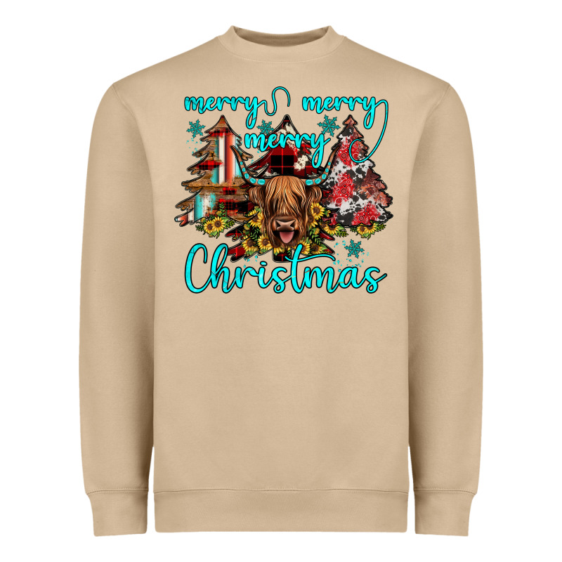 Merry Christmas Heavyweight Sweatshirt by JahusDesignShop | Teevron