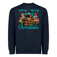 Navy merry christmas Heavyweight Sweatshirt - JahusDesignShop