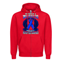 Red langerhans cell histiocytosis awareness mother support ribbo sweatshir Zipper Hoodie - linhVisuals
