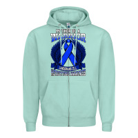 Seafoam langerhans cell histiocytosis awareness mother support ribbo sweatshir Zipper Hoodie - linhVisuals