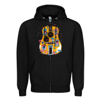 Black courtney barnett müsic Zipper Hoodie - linhVisuals