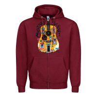 Burgundy courtney barnett müsic Zipper Hoodie - linhVisuals