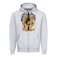 Heather Grey courtney barnett müsic Zipper Hoodie - linhVisuals