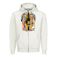 Oatmeal Heather courtney barnett müsic Zipper Hoodie - linhVisuals