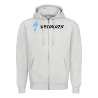 Dove Grey Specialized Bikes Bicycle Zipper Hoodie - linhVisuals