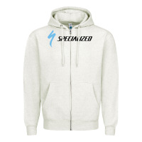 Oatmeal Heather Specialized Bikes Bicycle Zipper Hoodie - linhVisuals