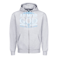 Heather Grey armor of god bible verse scripture Zipper Hoodie - linhVisuals