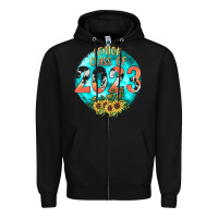 Black class of 2023 senior Zipper Hoodie - JahusDesignShop