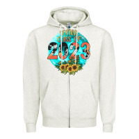 Oatmeal Heather class of 2023 senior Zipper Hoodie - JahusDesignShop